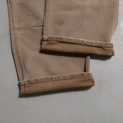 CARHARTT DOUBLE KNEE BROWN DUCK PAINTER PANTS (GOOD CONDITION)
