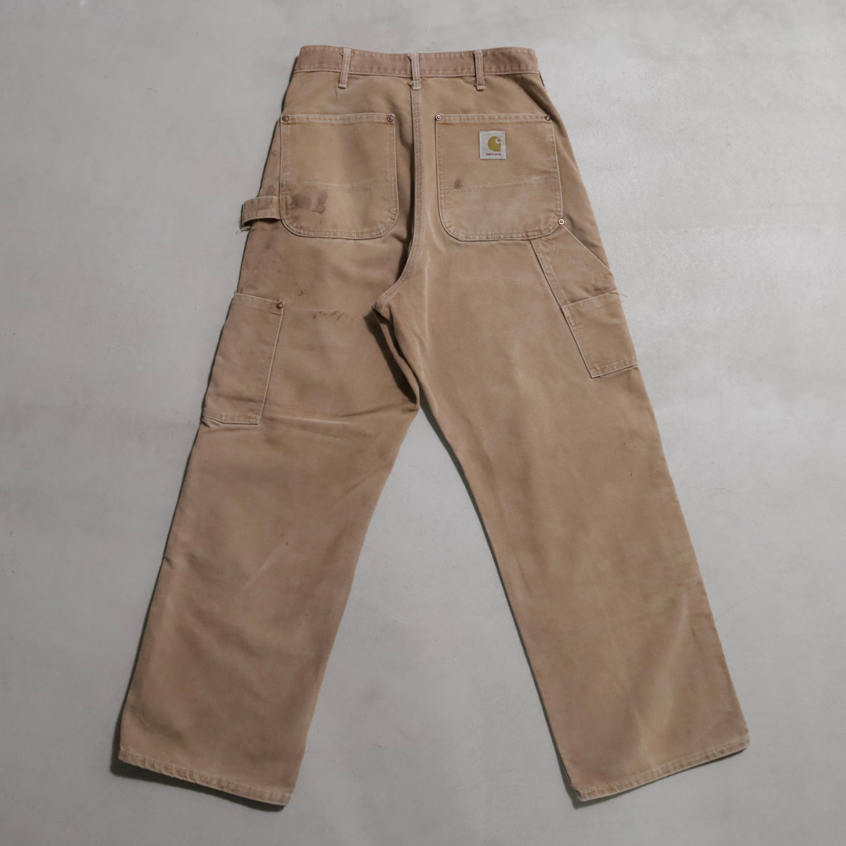 CARHARTT DOUBLE KNEE BROWN DUCK PAINTER PANTS (GOOD CONDITION)