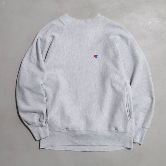 CHAMPION MOCK-NECK REVERSE WEAVE SWEAT SHIRT (LARGE/GOOD CONDITION)