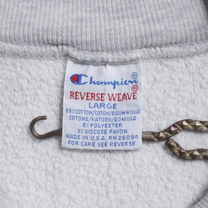 CHAMPION MOCK-NECK REVERSE WEAVE SWEAT SHIRT (LARGE/GOOD CONDITION)