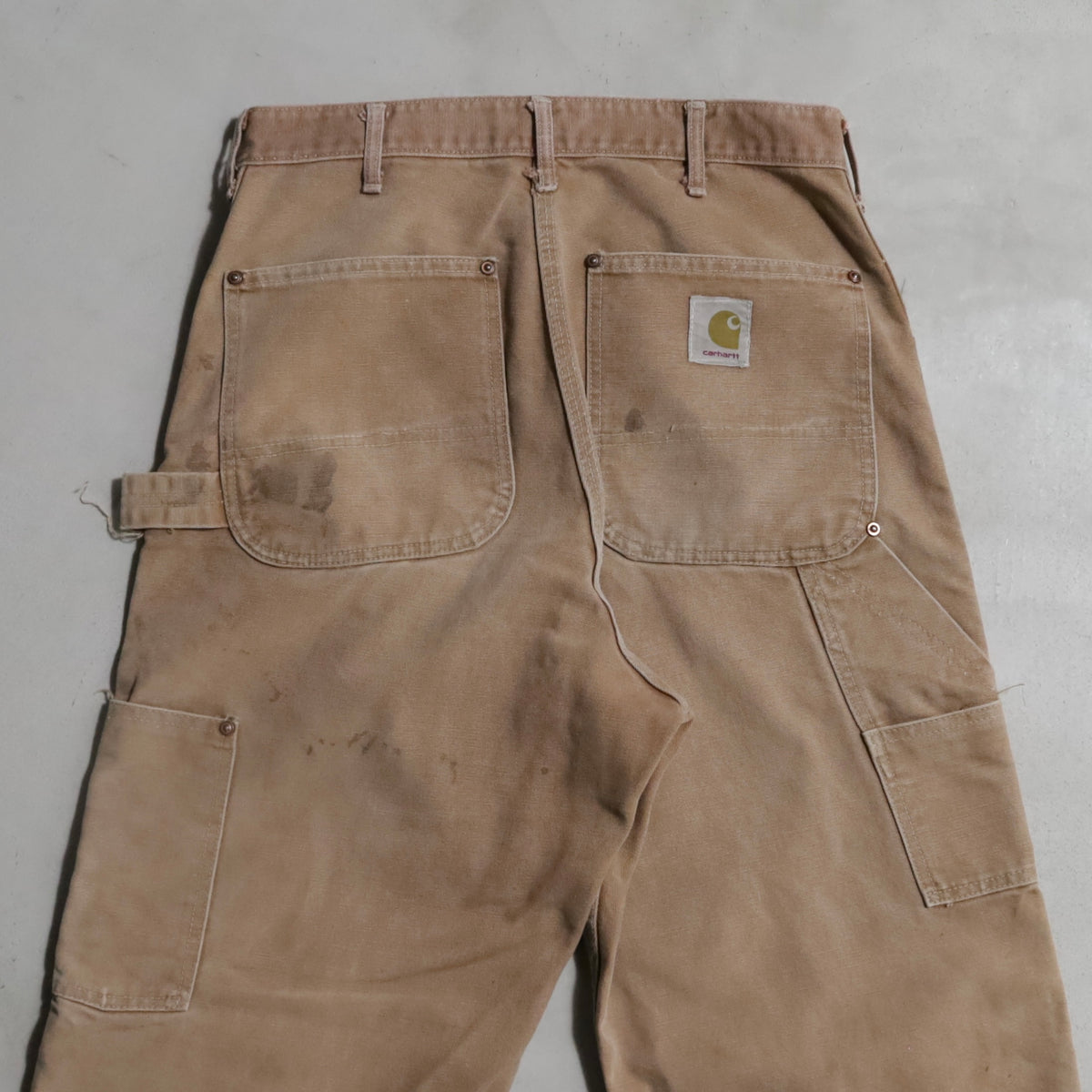 CARHARTT DOUBLE KNEE BROWN DUCK PAINTER PANTS (GOOD CONDITION)
