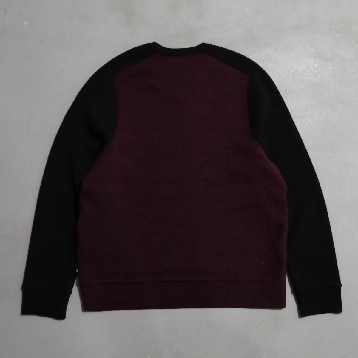 POLO BY RALPH LAUREN WOOL×ALPACA TWO-TONE SWEATER (GOOD DETAIL/LARGE/GOOD CONDITION)