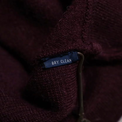 POLO BY RALPH LAUREN WOOL×ALPACA TWO-TONE SWEATER (GOOD DETAIL/LARGE/GOOD CONDITION)