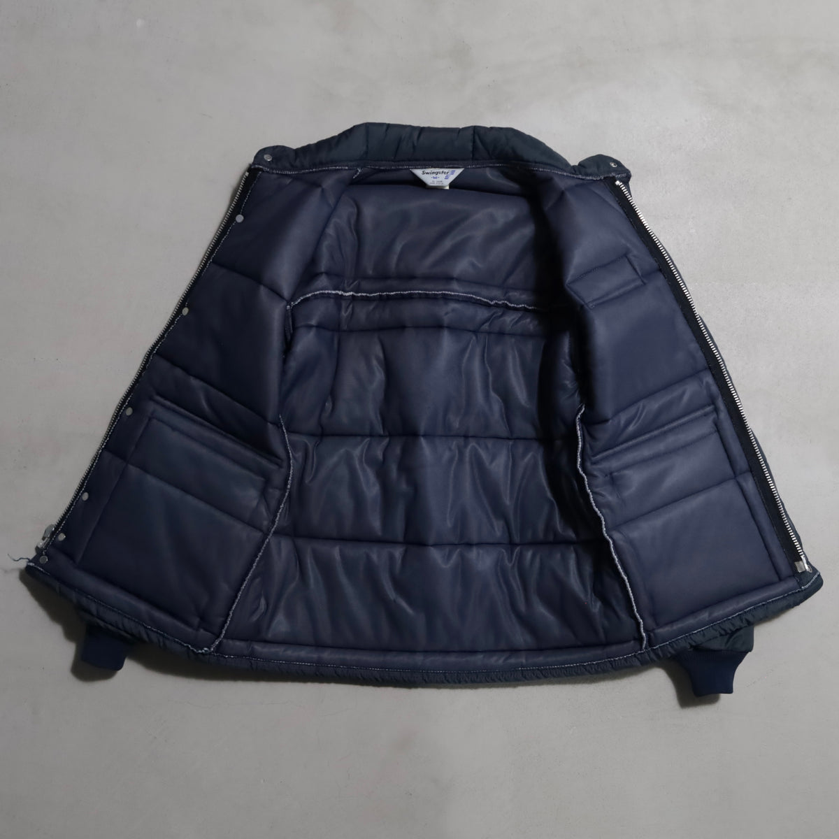 CHAMPION SPARK PLUGS RACING PUFF JACKET (MEDIUM/GOOD CONDITION)