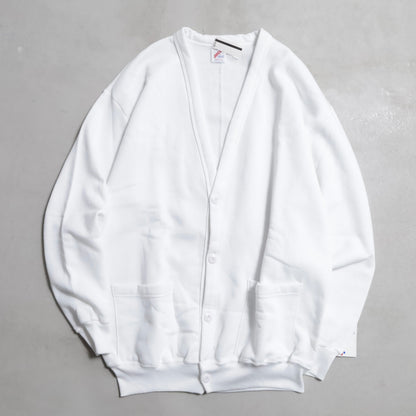 DEAD STOCK JERZEES SWEAT CARDIGAN (ONE SIZE/WHITE)