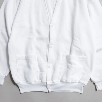 DEAD STOCK JERZEES SWEAT CARDIGAN (ONE SIZE/WHITE)