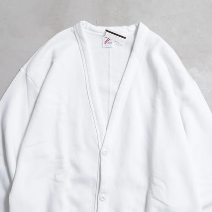 DEAD STOCK JERZEES SWEAT CARDIGAN (ONE SIZE/WHITE)