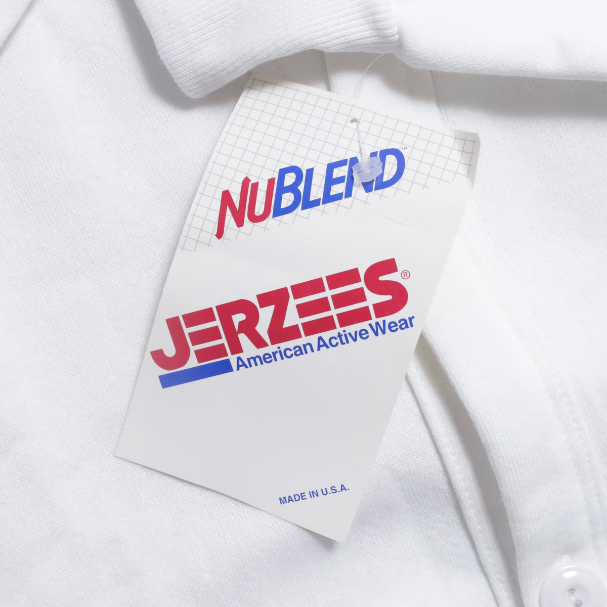 DEAD STOCK JERZEES SWEAT CARDIGAN (ONE SIZE/WHITE)