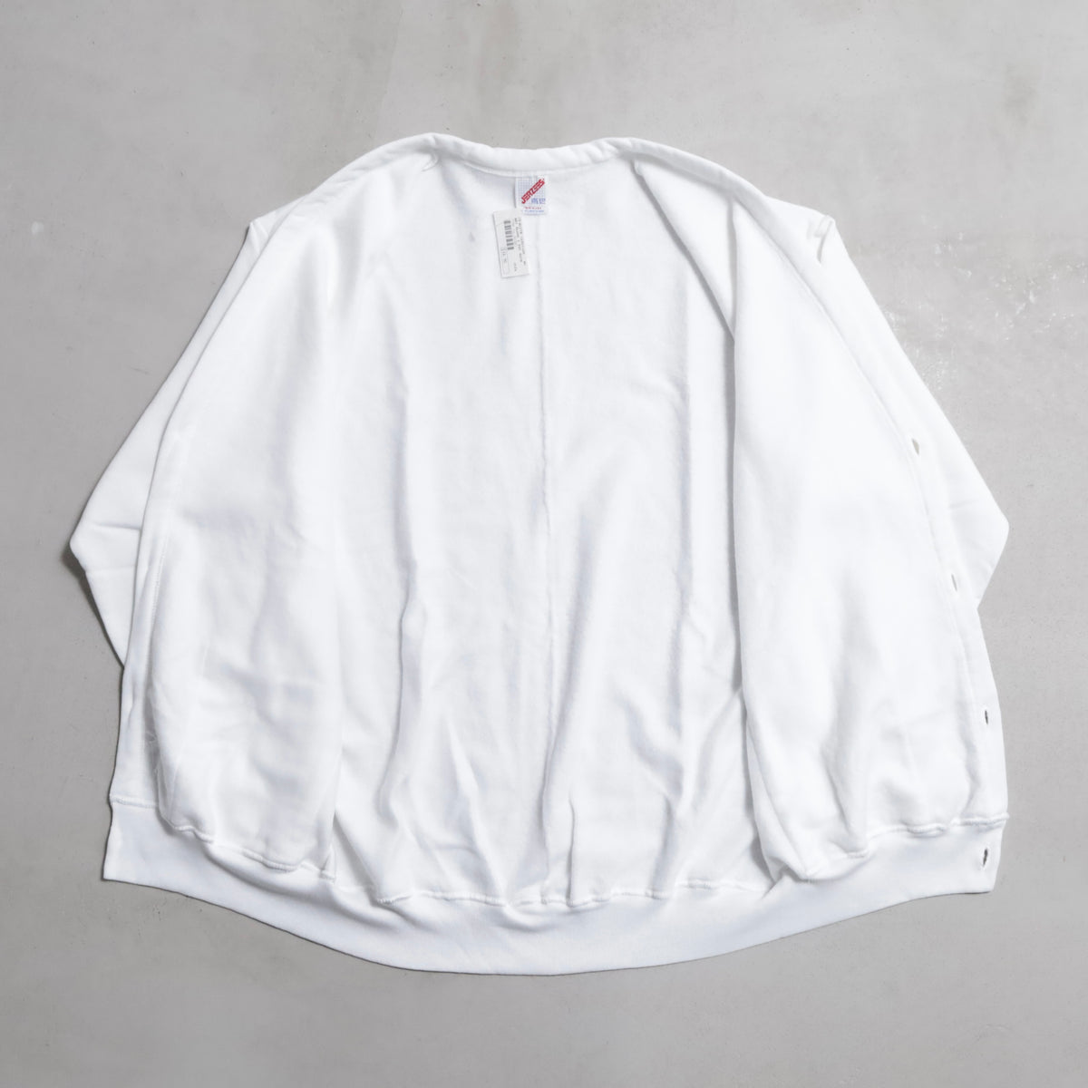 DEAD STOCK JERZEES SWEAT CARDIGAN (ONE SIZE/WHITE)