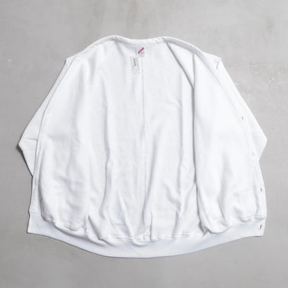 DEAD STOCK JERZEES SWEAT CARDIGAN (ONE SIZE/WHITE)