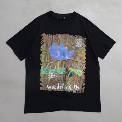 WOODSTOCK '94 MUSIC T-SHIRT (25TH ANNIVERSARY/XLARGE/VERY GOOD CONDITION)