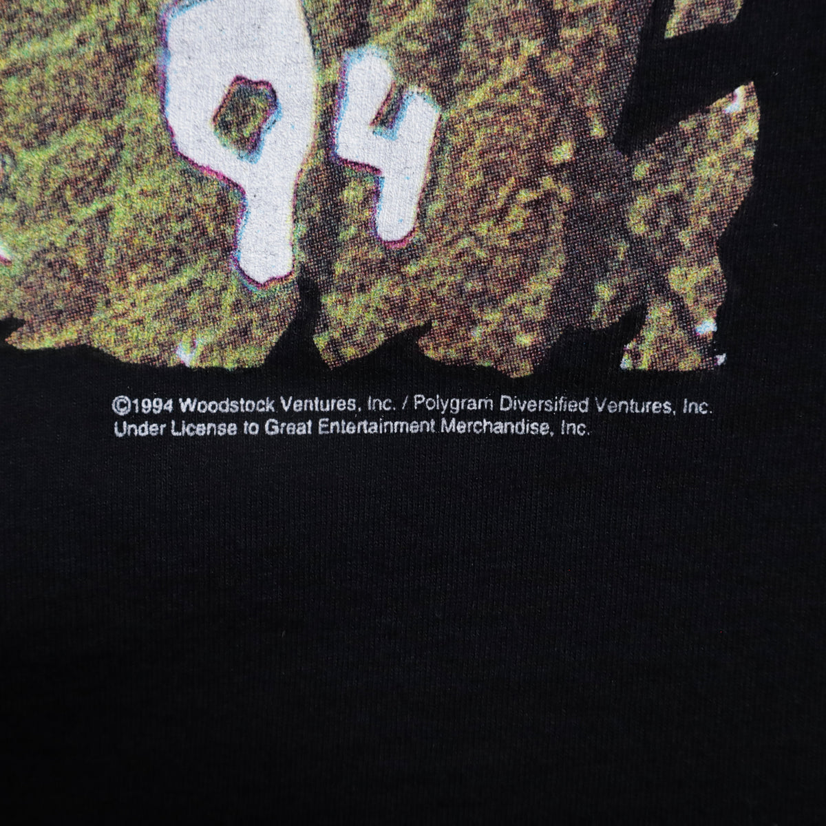 WOODSTOCK '94 MUSIC T-SHIRT (25TH ANNIVERSARY/XLARGE/VERY GOOD CONDITION)