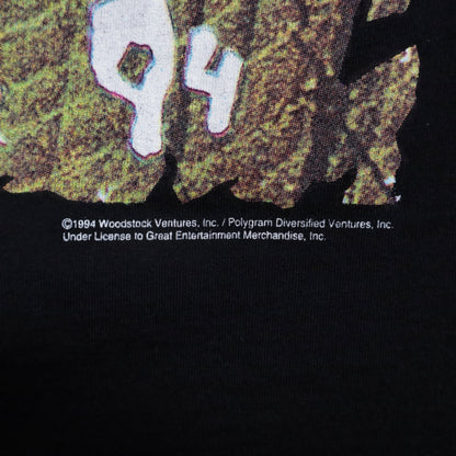 WOODSTOCK '94 MUSIC T-SHIRT (25TH ANNIVERSARY/XLARGE/VERY GOOD CONDITION)