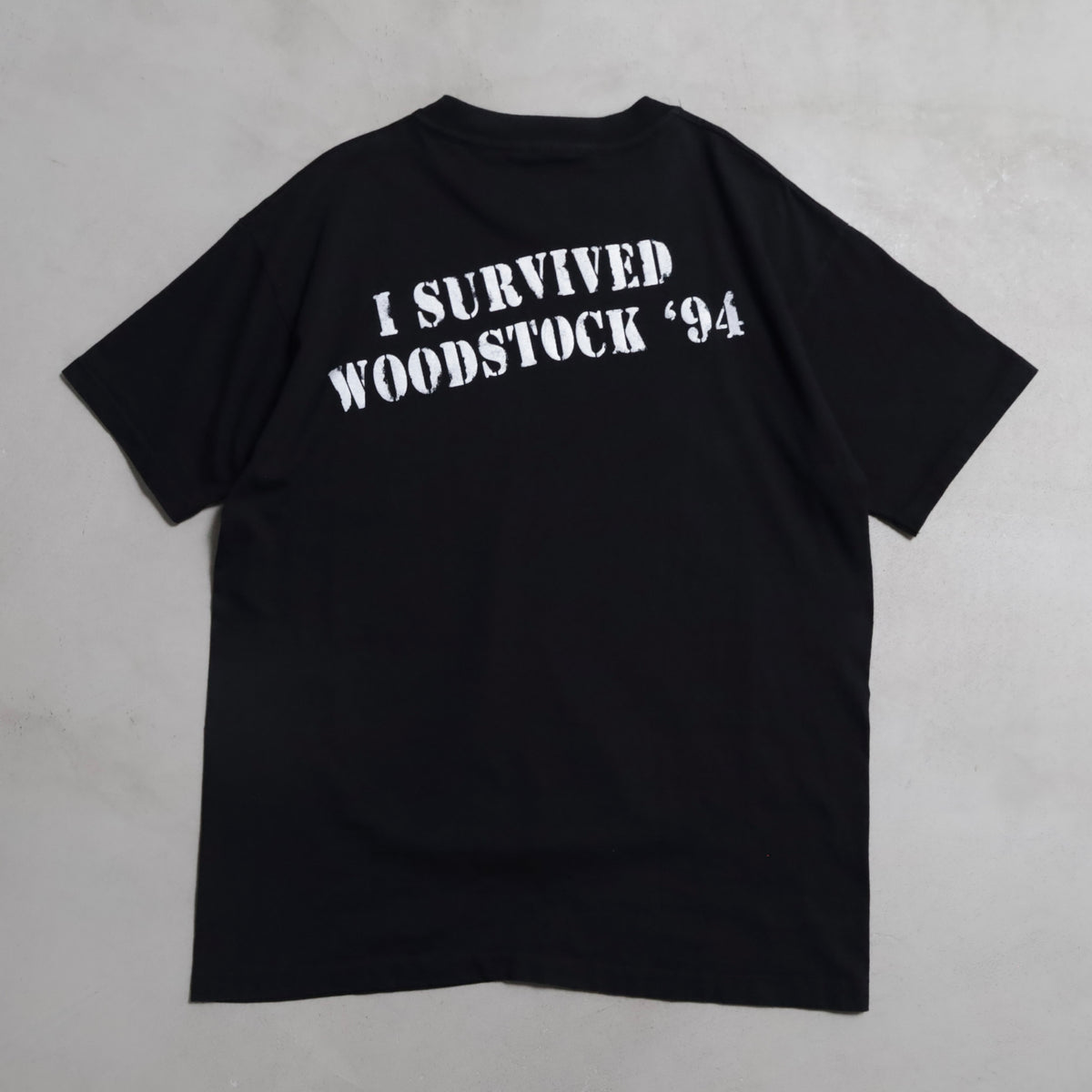 WOODSTOCK '94 MUSIC T-SHIRT (25TH ANNIVERSARY/XLARGE/VERY GOOD CONDITION)