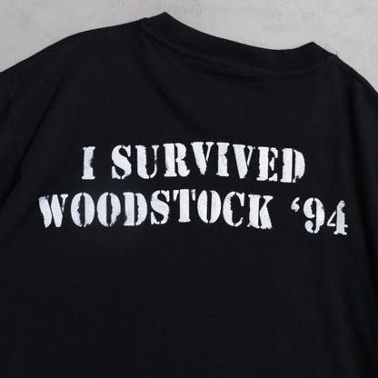 WOODSTOCK '94 MUSIC T-SHIRT (25TH ANNIVERSARY/XLARGE/VERY GOOD CONDITION)