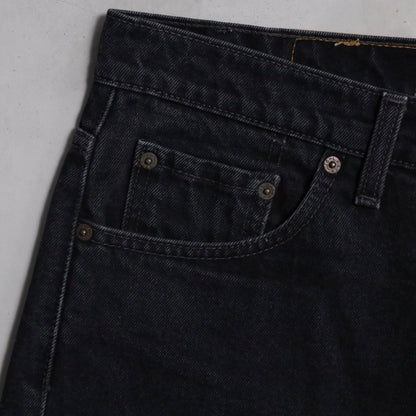 LEVI'S 505 BLACK DENIM PANTS (W36L30/GOOD CONDITION)