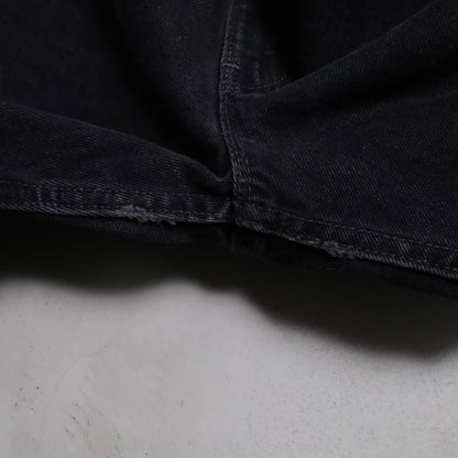 LEVI'S 505 BLACK DENIM PANTS (W36L30/GOOD CONDITION)