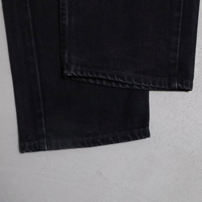 LEVI'S 505 BLACK DENIM PANTS (W36L30/GOOD CONDITION)