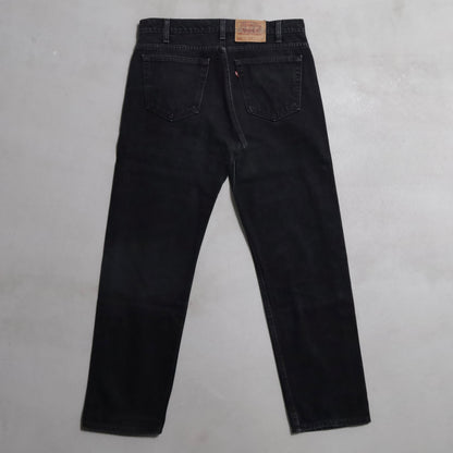 LEVI'S 505 BLACK DENIM PANTS (W36L30/GOOD CONDITION)