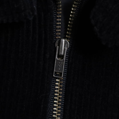 POLO SPORT H/Z PULLOVER BLACK CORDUROY JACKET (XLARGE/MINT CONDITION)