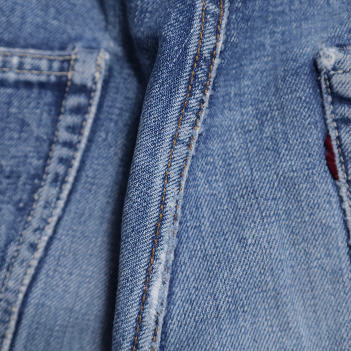LEVI'S 501 BIGE DENIM PANTS (EARLY MODEL/GOOD FADE/USED CONDITION)