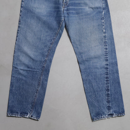LEVI'S 501 BIGE DENIM PANTS (GOOD FADE/USED CONDITION)