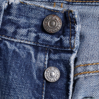 LEVI'S 501 BIGE DENIM PANTS (GOOD FADE/USED CONDITION)