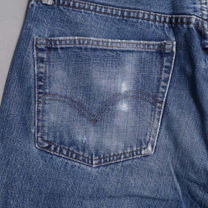 LEVI'S 501 BIGE DENIM PANTS (GOOD FADE/USED CONDITION)