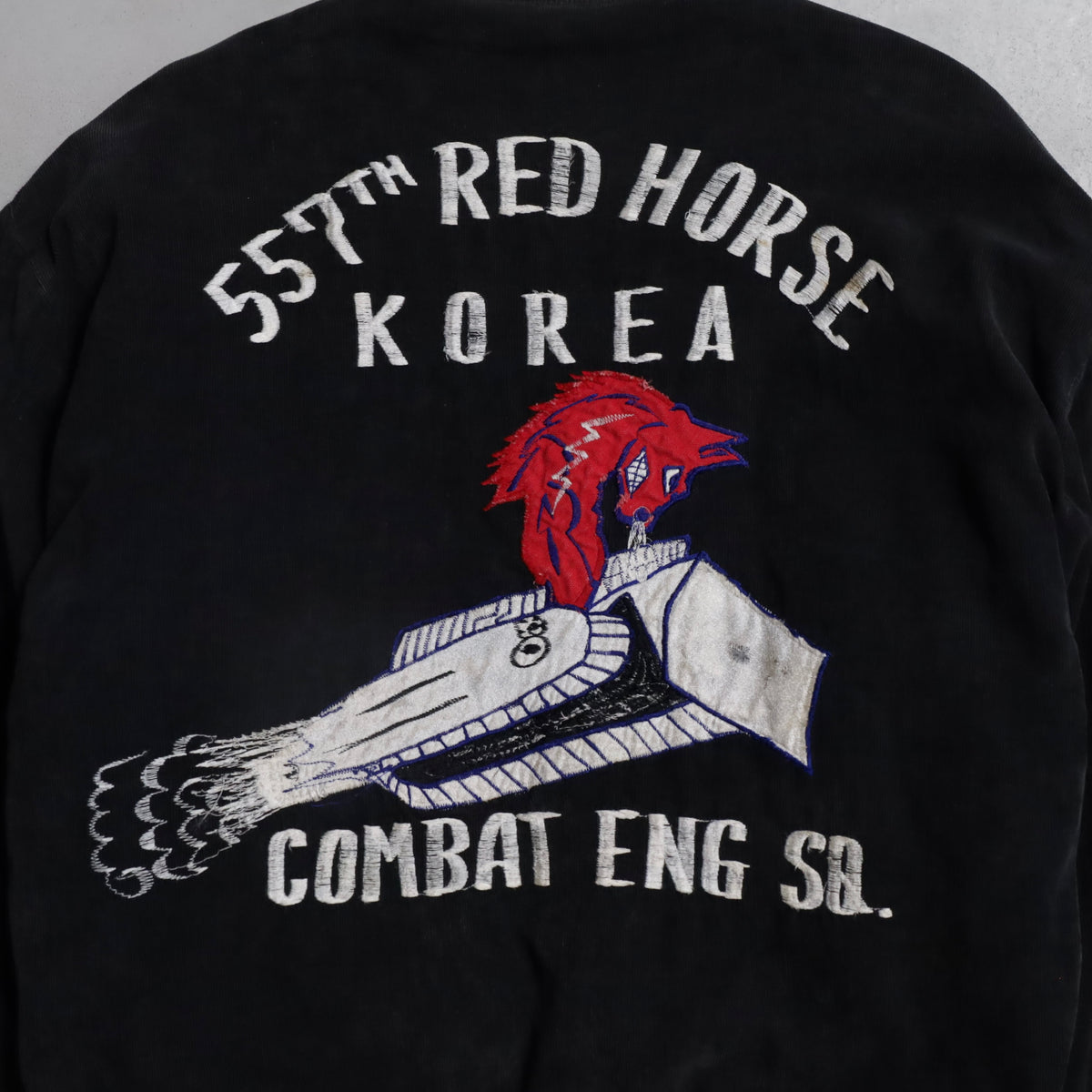 BLACK CORDUROY "SNAKE&DAGGER" KOREA SOUVENIR JACKET (SPECIAL PIECE/BIG SIZE)