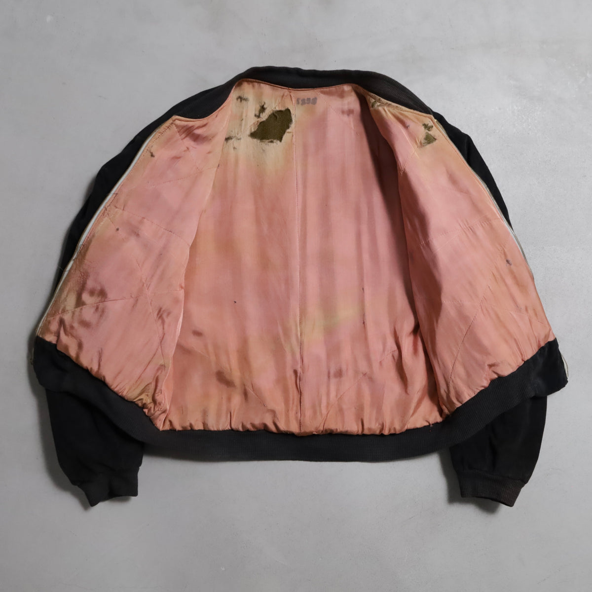 BLACK CORDUROY "SNAKE&DAGGER" KOREA SOUVENIR JACKET (SPECIAL PIECE/BIG SIZE)