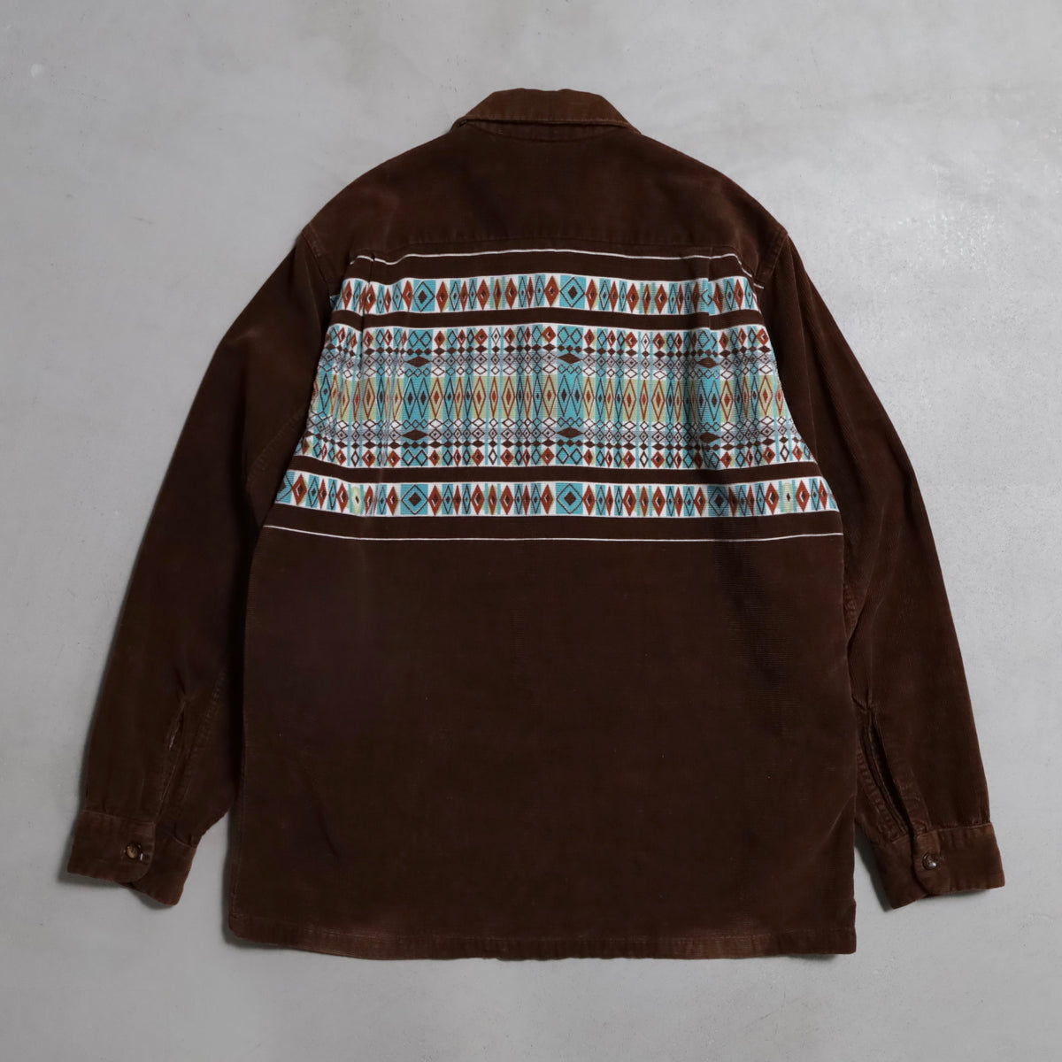 TOWNCRAFT PRINT CORDUROY SHIRT (MEDIUM/VERY GOOD CONDITION)