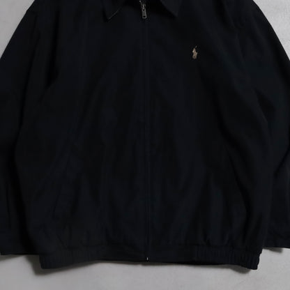 POLO BY RALPH LAUREN BLACK DRIZZLER JACKET (WITH CHINSTRAP/LAGRE/VERY GOOD CONDITION)