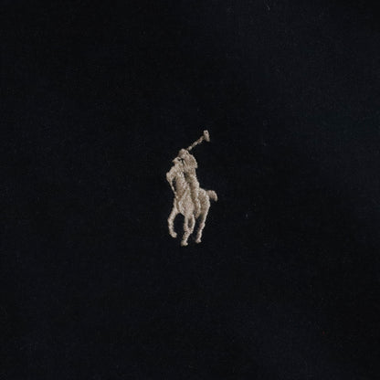 POLO BY RALPH LAUREN BLACK DRIZZLER JACKET (WITH CHINSTRAP/LAGRE/VERY GOOD CONDITION)