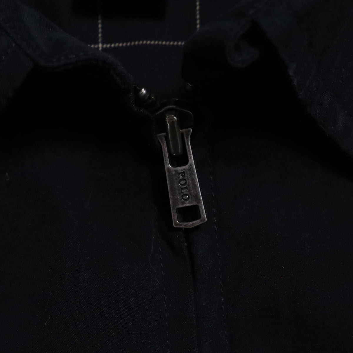 POLO BY RALPH LAUREN BLACK DRIZZLER JACKET (WITH CHINSTRAP/LAGRE/VERY GOOD CONDITION)