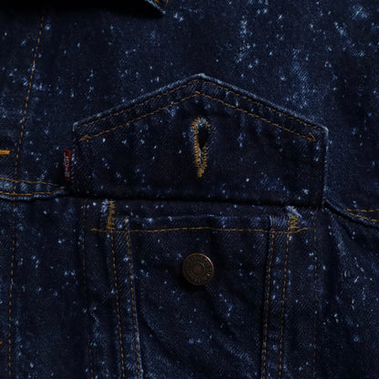 LEVI'S 70507-0229 GALACTIC WASHED DENIM JACKET (LARGE/GOOD CONDITION)