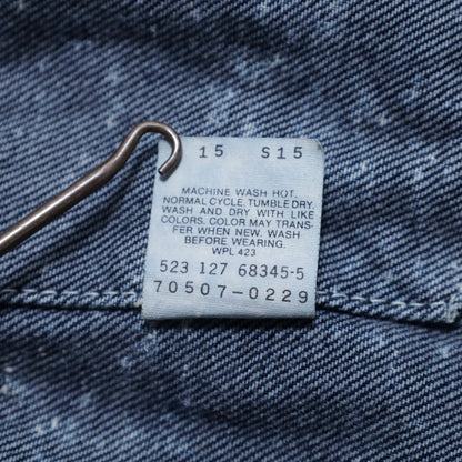 LEVI'S 70507-0229 GALACTIC WASHED DENIM JACKET (LARGE/GOOD CONDITION)