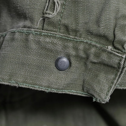 WWII U.S.ARMY M-43 HBT TROUSERS WITH "PW STENCIL" (W32L29/GOOD USED CONDITION)