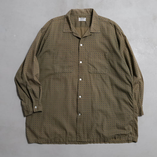 ARROW ATOMIC PATTERN BOX SHIRT (XXLARGE/GOOD CONDITION)