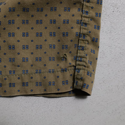 ARROW ATOMIC PATTERN BOX SHIRT (XXLARGE/GOOD CONDITION)