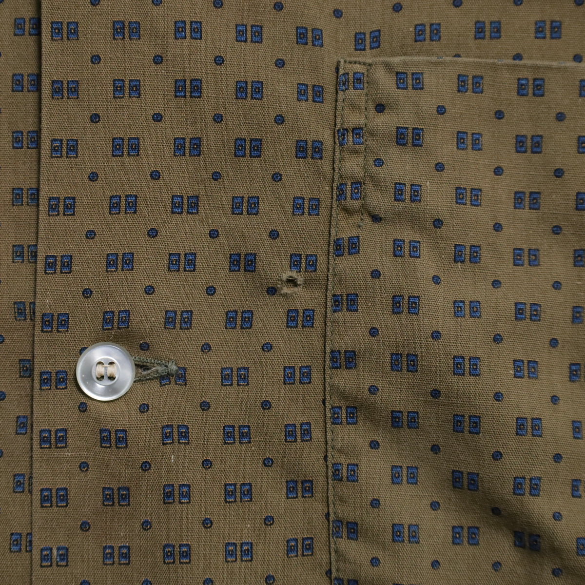ARROW ATOMIC PATTERN BOX SHIRT (XXLARGE/GOOD CONDITION)