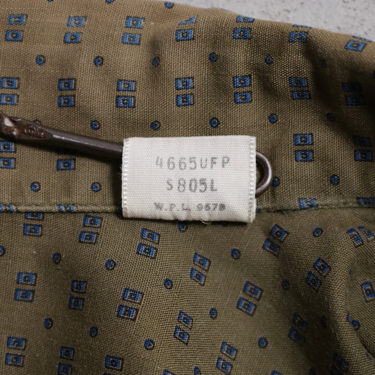 ARROW ATOMIC PATTERN BOX SHIRT (XXLARGE/GOOD CONDITION)