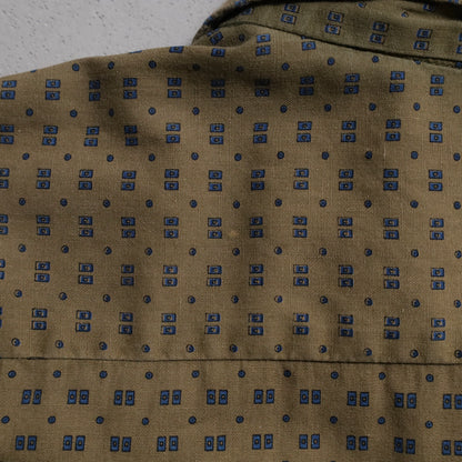 ARROW ATOMIC PATTERN BOX SHIRT (XXLARGE/GOOD CONDITION)