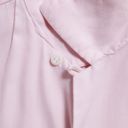 PINK RAYON GABARDINE BOX SHIRT (RARE COLOR/GOOD CONDITION)