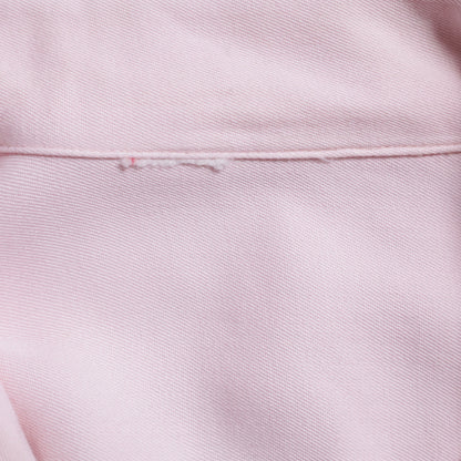 PINK RAYON GABARDINE BOX SHIRT (RARE COLOR/GOOD CONDITION)