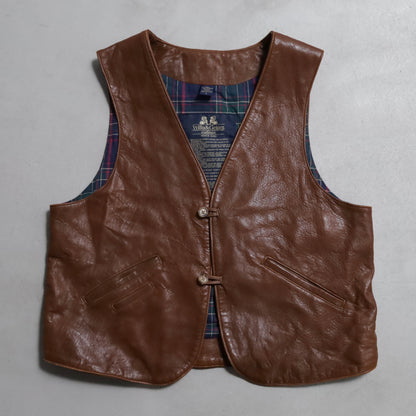 WILLIS&GEIGER LEATHER VEST (LARGE/GOOD CONDITION)