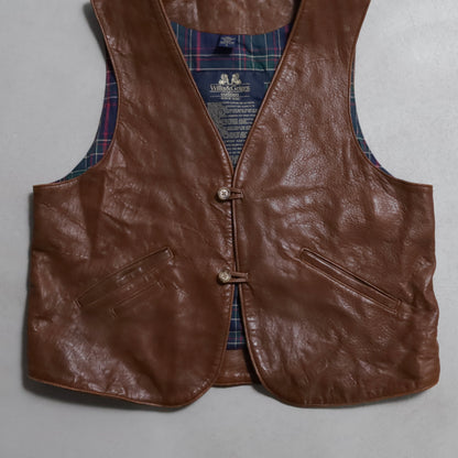 WILLIS&GEIGER LEATHER VEST (LARGE/GOOD CONDITION)