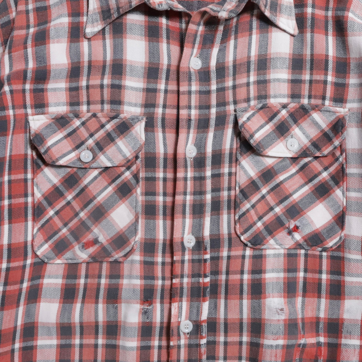 WINTER KING PLAID FLANNEL SHIRT (BIG SIZE/GOOD USED CONDITION)
