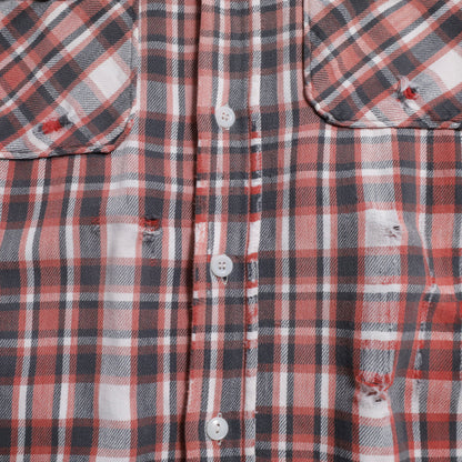 WINTER KING PLAID FLANNEL SHIRT (BIG SIZE/GOOD USED CONDITION)