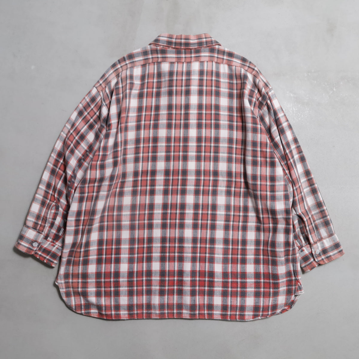 WINTER KING PLAID FLANNEL SHIRT (BIG SIZE/GOOD USED CONDITION)