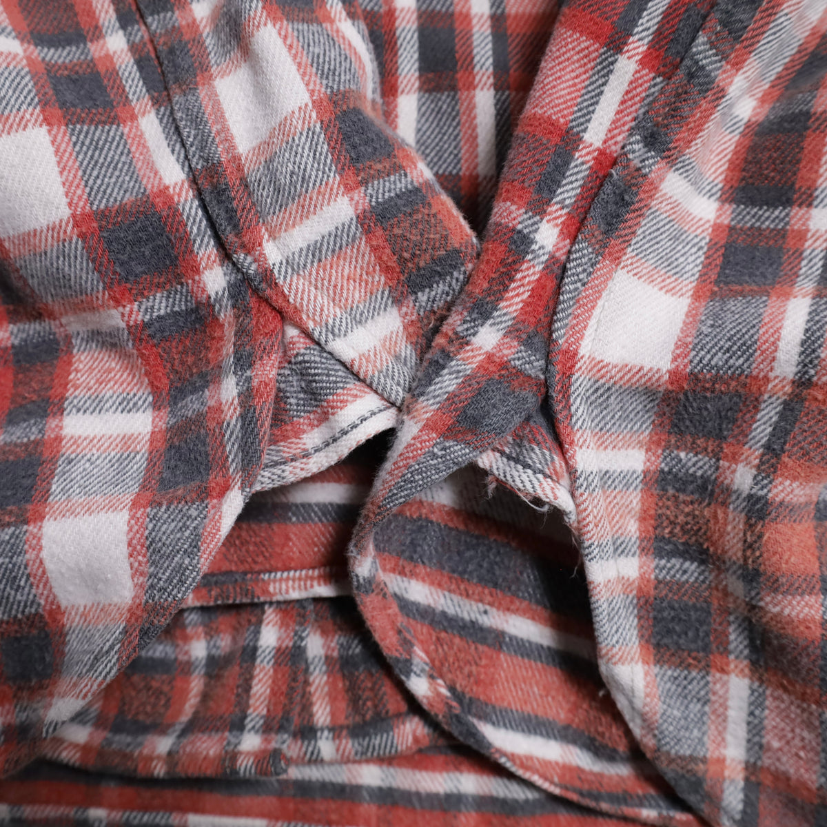 WINTER KING PLAID FLANNEL SHIRT (BIG SIZE/GOOD USED CONDITION)